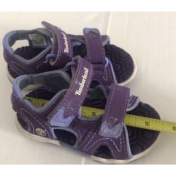 Timberland | Adventure Seeker Toddler Girls 5M Purple Sandals Open Toe Shoes - Picture 8 of 9